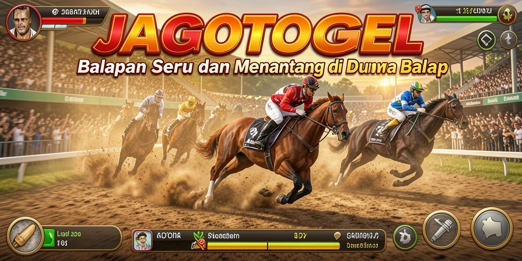 Tampilan menarik gameplay balap di JAGOTOGEL dengan kendaraan yang beragam.